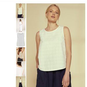 People Tree NWT Tavi Sleeveless Top in White